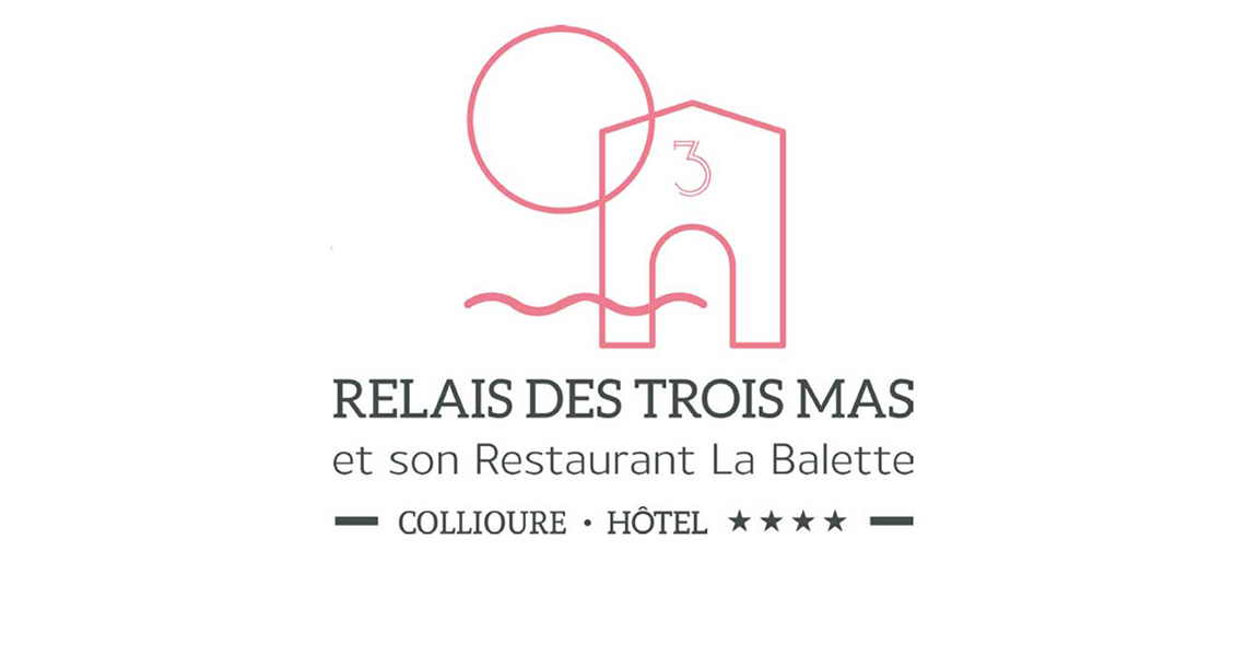 logo du relais des trois mais a collioure